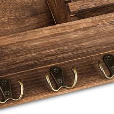 Mail Holder Shelf With Key Hooks
