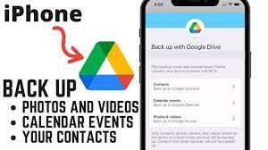 iphone data with google drive