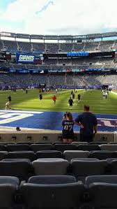 Metlife Stadium Section 124 Home Of New York Jets New