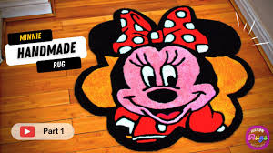 how to create a rug minnie mouse