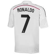 Cristiano ronaldo in watercolor art perfect gift for juventus, real madrid, manchester united and portugal fans. Real Madrid Cf Home Football Shirt 2014 15 Ronaldo 7 Adidas Sportingplus Passion For Sport