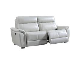 Power Open Leather Rooms Sofa Faux Exciting Furniture Gray