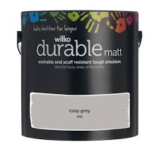 Durable Cosy Grey Matt Emulsion Paint 2 5l Hallway Stairs