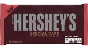 special dark mildly sweet chocolate bar