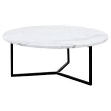 Large White Oval Coffee Table By Un