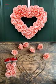 How about a valentine's day wreath made with items from dollar tree? Diy Dollar Tree Valentine S Day Wreath Valentinesdaydecorations Diy Dollar Stor Diy Valentine S Day Decorations Valentine Wreath Diy Diy Valentines Crafts