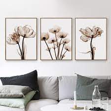 Simple Flower Canvas Painting Simple