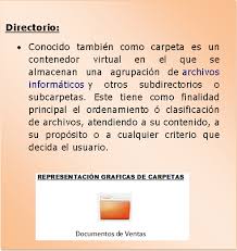 definición de archivos y directorios