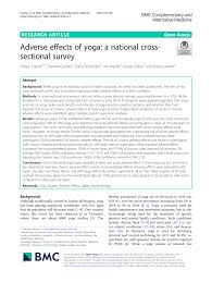 pdf adverse effects of yoga a