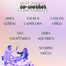 best zodiac co worker compatibility for