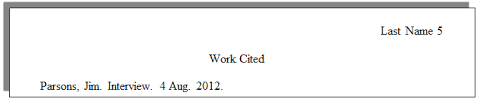 How Do I Write An Mla Works Cited Page Cwi