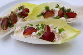 bacon blue cheese endive boats with