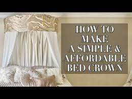 diy crown canopy for bed you