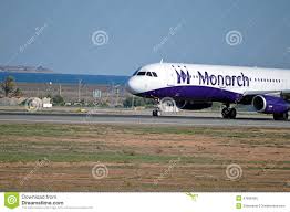 Monarch Airlines Passenger Plane Aircraft Chartered Flight