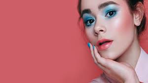 euphoric pastel blue eye makeup