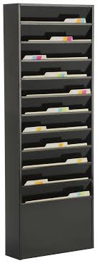 11 Tiered Wall File Holder Fits Letter