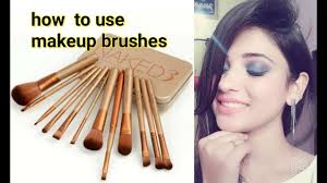 how to use makeup brushes in hindi