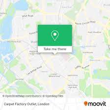 how to get to carpet factory outlet in