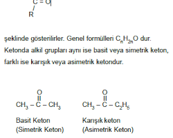 Keton Kimyasal Yapısı