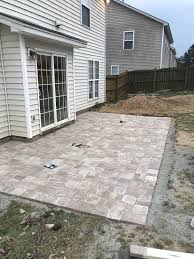 Determine the diameter and location of the circular patio. Nearly Finished With Paver Patio Just Need To Add Edging And Fill In The Joints Not A Professional Job But I Like How It Turned Out Landscaping