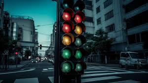 change colors background traffic light