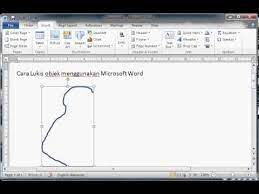Di microsoft word 2013 ini telah menyediakan beberapa fitur online. Cara Lukis Objek Menggunakan Microsoft Word Youtube