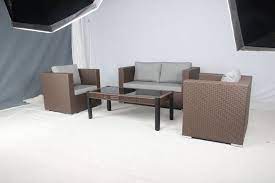 Pe Rattan Modular Patio Furniture Set Sofa