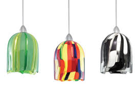 Fused Glass Pendant Shades The Quick