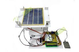 dual axis solar tracking system with