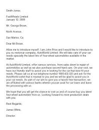 Cover Letter Format How To Write A Cover Letter Business