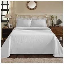King Size 200tc Plain Cotton Bedspreads