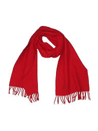Details About Burberry Women Red Scarf One Size
