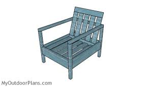 free outdoor chair plans
