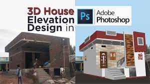 3d house elevation design in photo