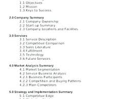 Sample Business Model Consulting Business Plan Template Sample 7