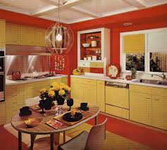 1970s kitchen design one harvest gold