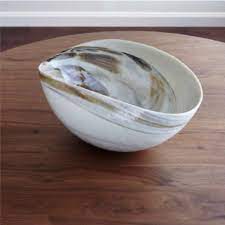 Barrel Fossili Murano Glass Bowl