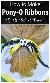 On this step, you may experiment and make it as you like. How To Make Ponytail Ribbons For Girls Pony Os My Frugal Adventures