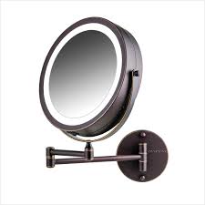 ovente lighted wall mount makeup 7 inch