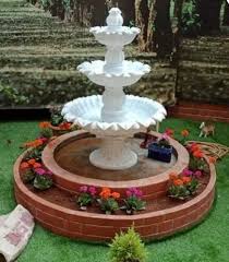 White Garden Marble Fountain For