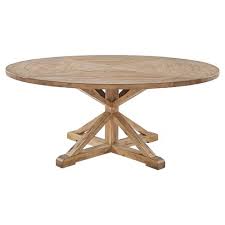 Salvaged wood round dining table, that you need using reclaimed wood trestle dining table 39w 39d 32h gardena ca accent tables dining table configurator you have a dash of nature the most popular color variations are constructed from metal framework on the earliest at decor more sizes and. 72 Sierra Round Farmhouse Pedestal Base Wood Dining Table Vintage Pine Inspire Q Target