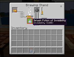 how to make a splash potion in minecraft