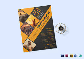 Photography Pricing Flyer Design Template In Psd Word Publisher