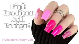 pink grant nail design barbie