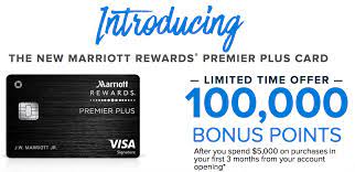 The marriott bonvoy boundless, issued by chase, offers a slew of rewards and benefits for anyone who stays at marriott bonvoy hotels. Marriott Rewards Premier Plus 100 000 Point Credit Card Offer Deals We Like