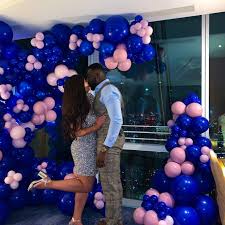 luxury proposal balloon decorations and