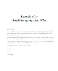 Acceptance Letter Template For Job