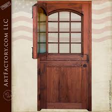 Custom Dutch Door Solid Wood Entry