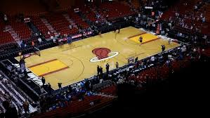 Miami Heat Basketball Game At American Airlines Arena In