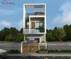 900sqft duplex 3d front house design